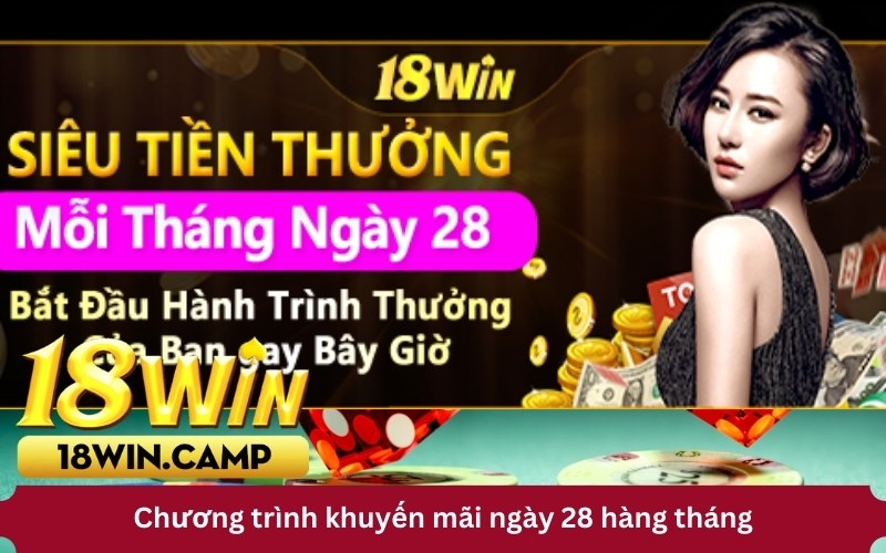 Chương trình khuyến mãi ngày 28 hàng tháng